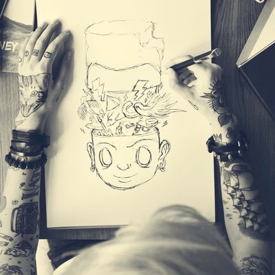 Tattoo Woman Creative Ideas Design Inspiration Concept